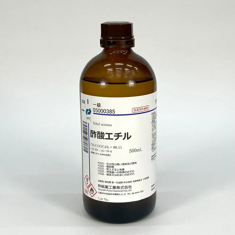 酢酸エチル 一級 (500mL)